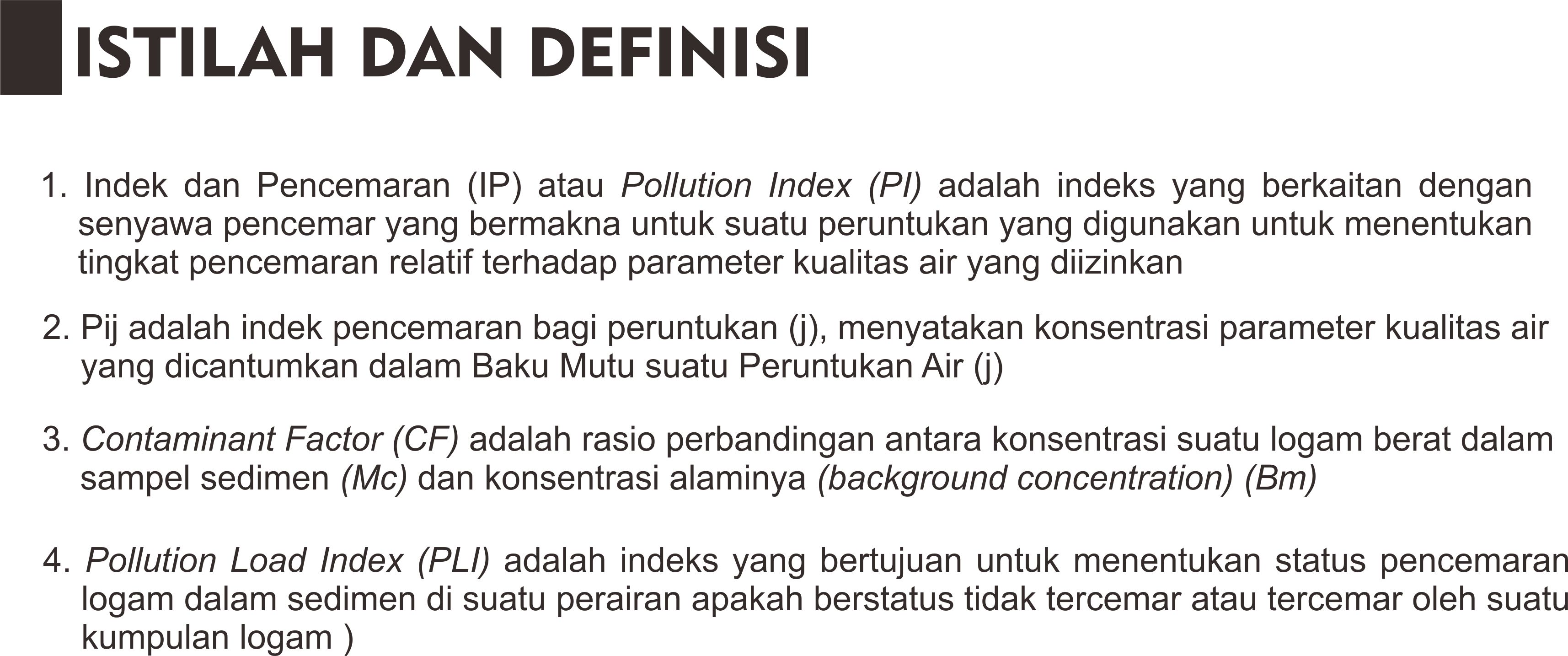 Smart Lingkungan E. Istilah dan Definisi